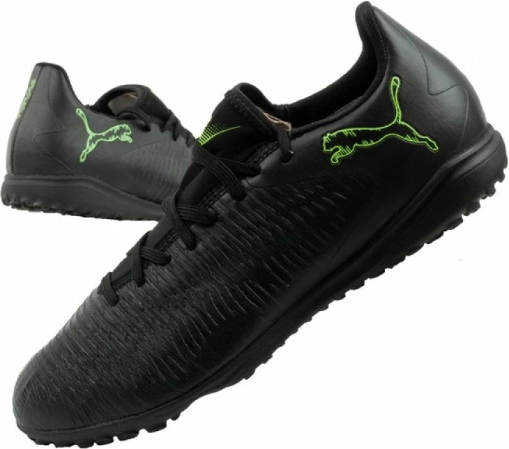 Atlete futbolli për meshkuj Puma Future 8 Play TT, të zeza dhe të gjelbra