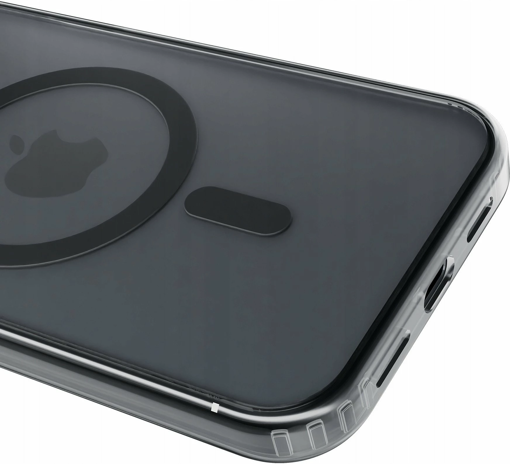 Mbështjellës 3MK Frosty MagCase për Apple iPhone 16E, MagSafe, mat, i zi