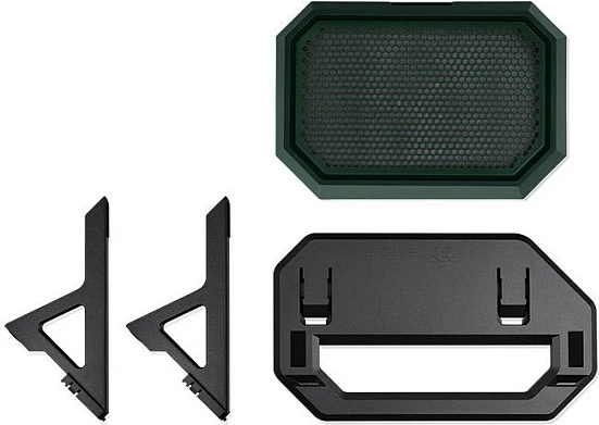 Komplet aksesorë kasë Thermaltake Tower 600 Racing Green, filtër anti-pluhur, i zi/gjelbër