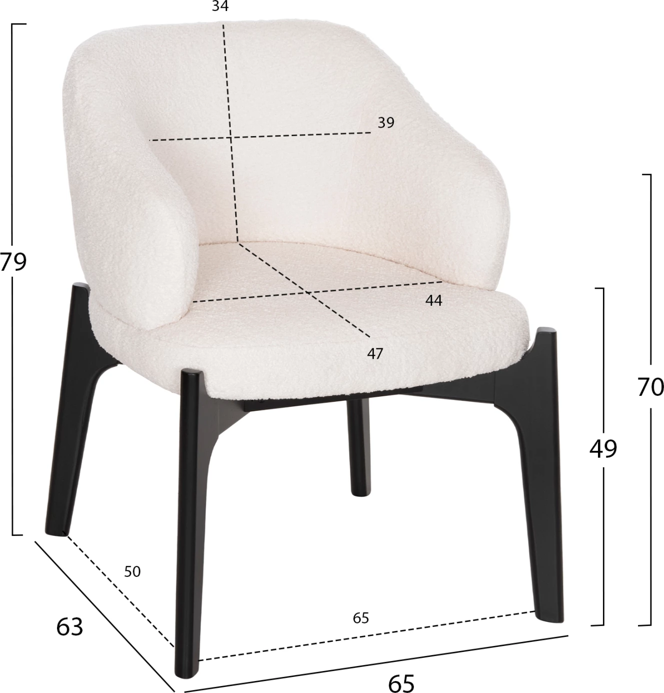 Set tavoline me karrige 5 copë, ABAI FH21077.01, tavolinë e rrumbullakët Φ150cm & 4 karrige, ngjyrë e zezë
