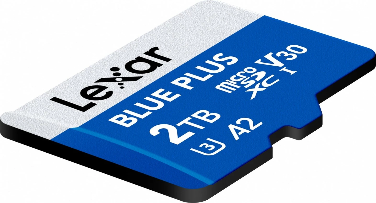 Kartë memorie microSD Lexar Blue Plus 2TB SDXC UHS-I C10 A2 U3 V30 deri 170MB/s, blu, me adapter SD