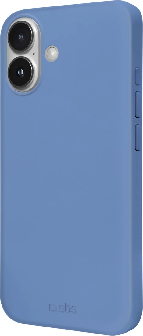 Mbështjellës SBS Instinct për iPhone 16 Plus, TPU me mikrofibër, 20 g, kaltër