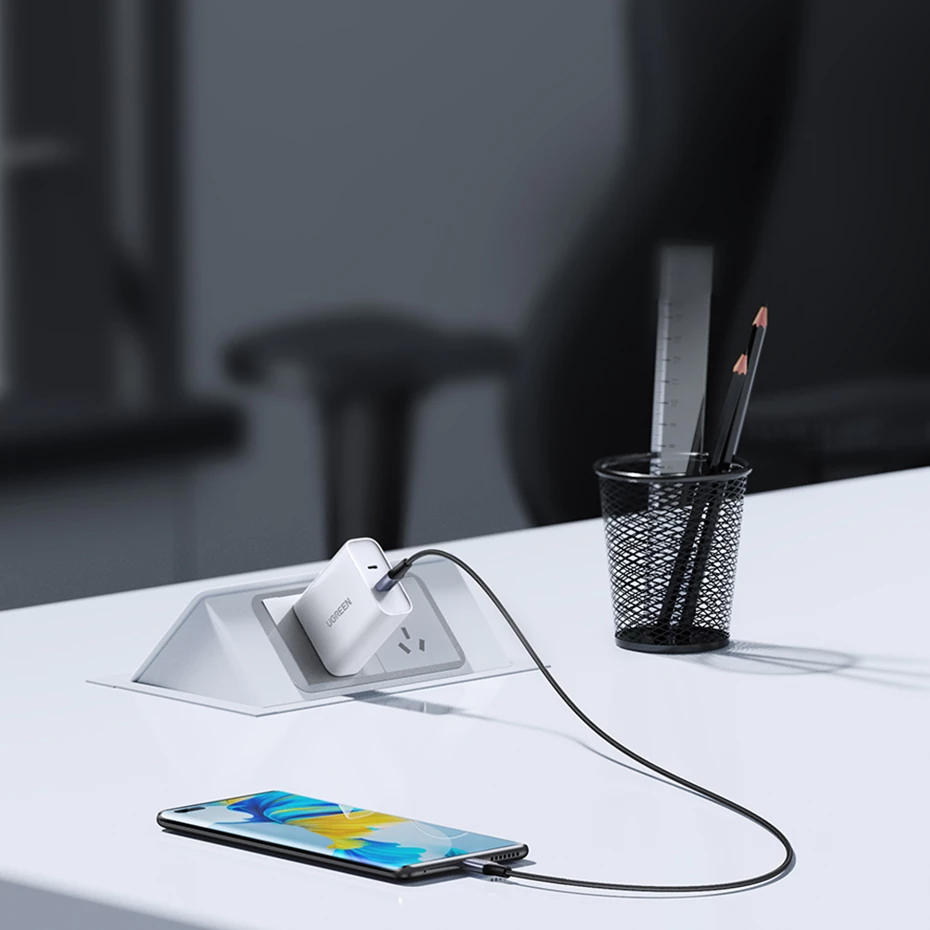 Kabllo USB Type-C Ugreen 90440 US535, 2m, 240W, Gri