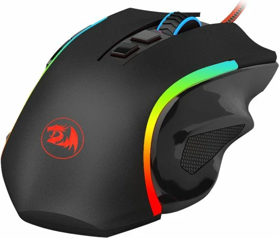 Maus Redragon Griffin M607, 7200 DPI, me kabllo, RGB, e zezë