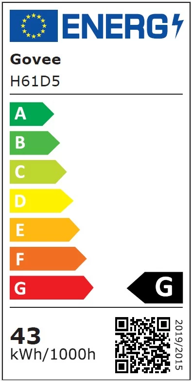 Shirit LED neon Govee H61D5 5 m RGBIC me Bluetooth