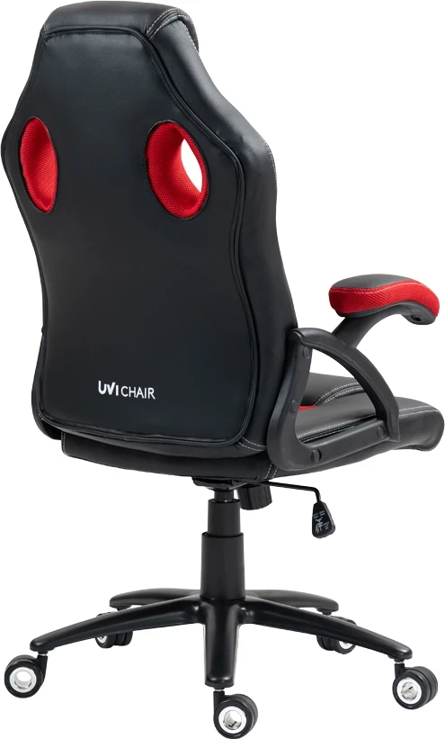 Karrige gaming/zyre UVI Hero UVI7001, mekanizëm butterfly, lartësi e rregullueshme, kuqe/zezë