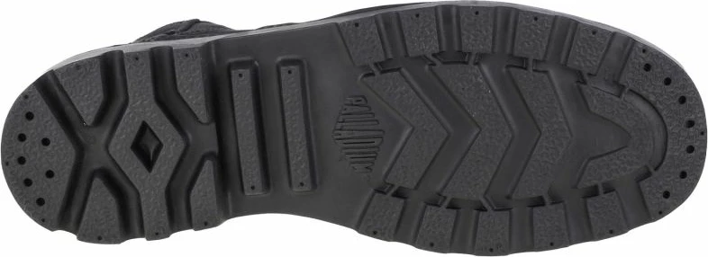 Atlete të larta Palladium Pampa Hi Army për meshkuj dhe femra, të zeza