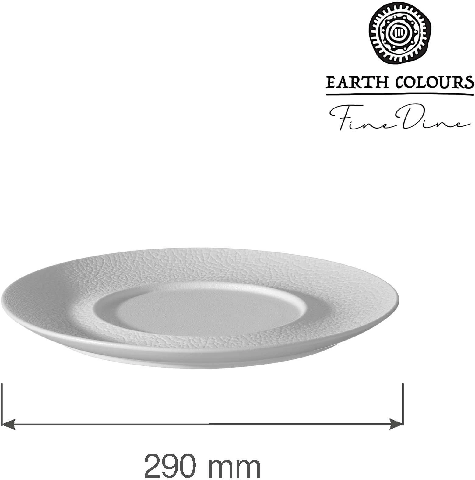 Pjatë prezantimi Fine Dine Fizz 290 mm, e bardhë, set 3 copë