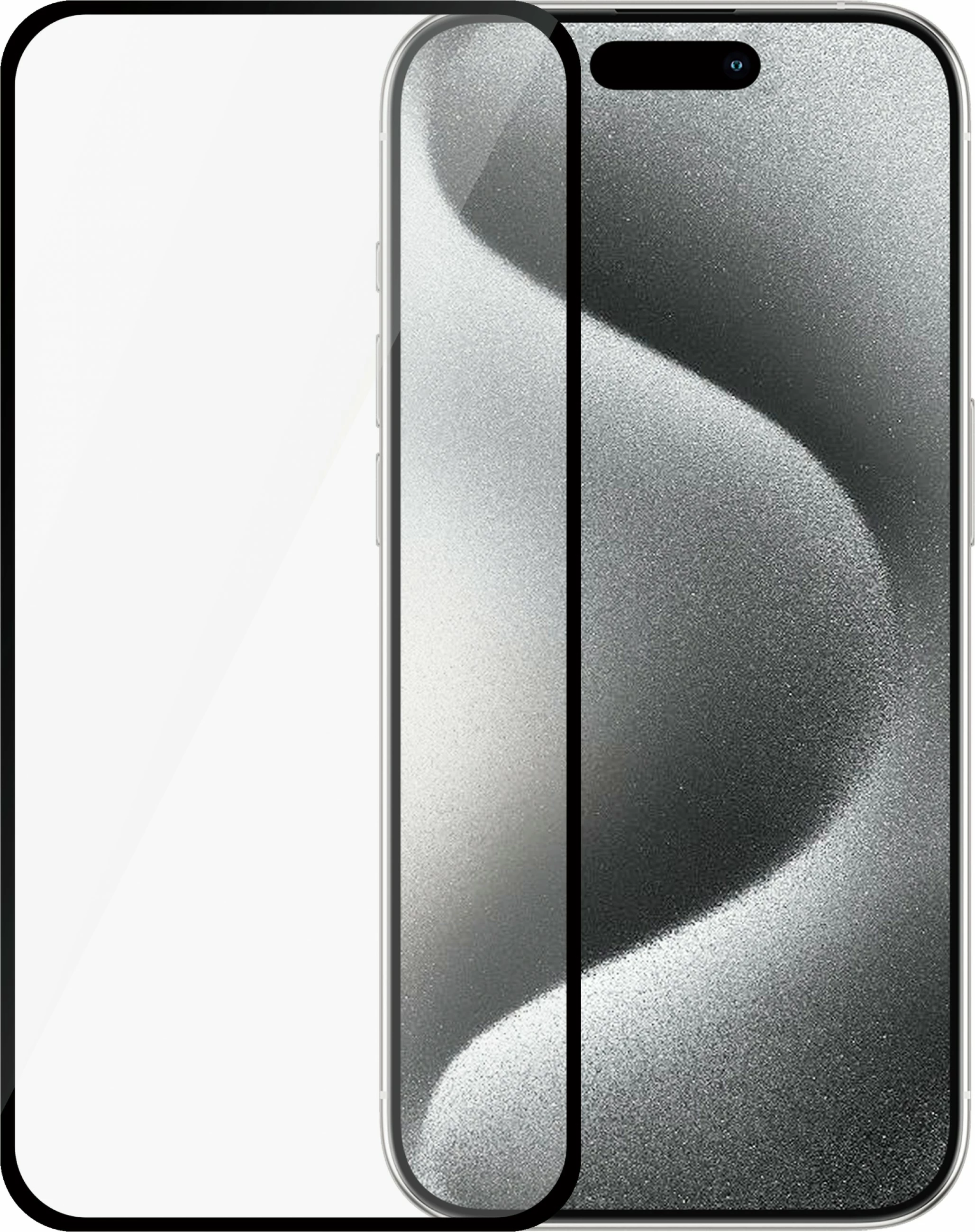 Mbështjellës ekrani PanzerGlass për iPhone 15, transparent