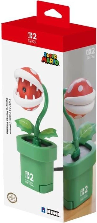 Kamerë gaming Nintendo Switch 2 HORI Piranha Plant, USB-C, Super Mario