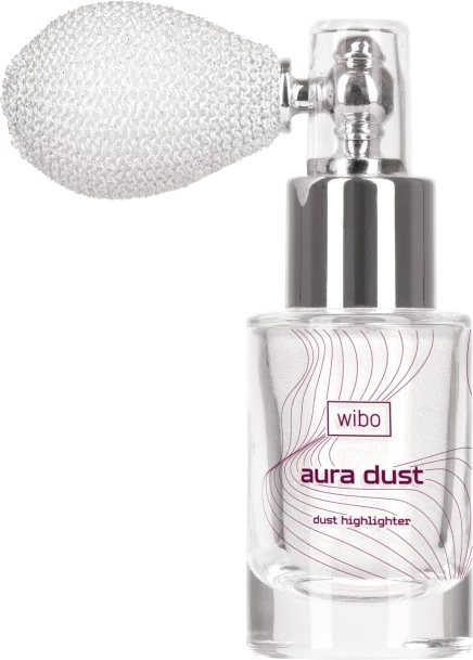 Highlighter pluhur për femra Wibo Aura Dust, argjendtë, 2g