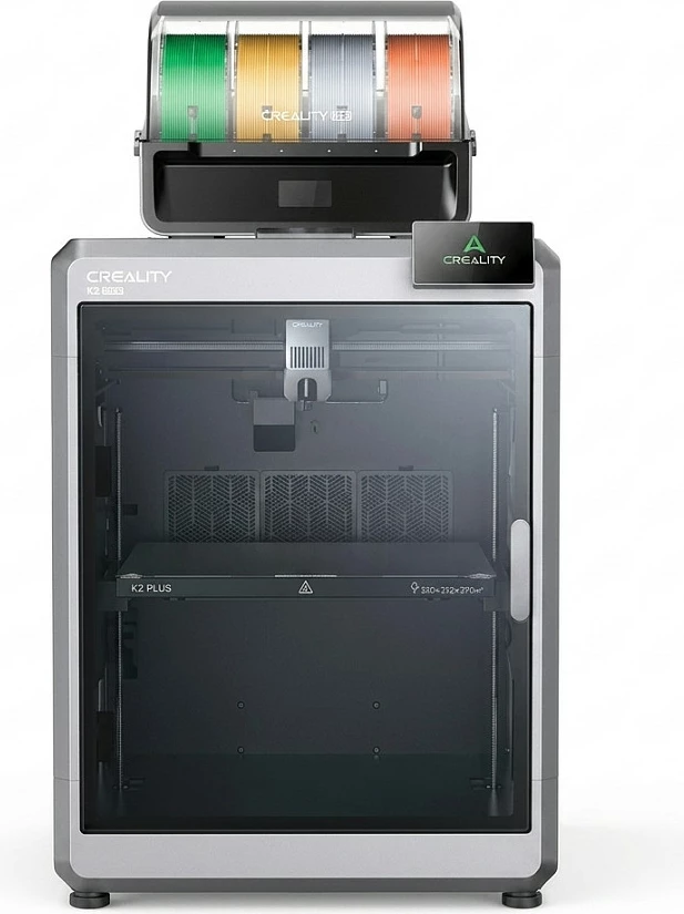 Printer 3D Creality K2 Pro Combo, me CFS System, i mbyllur, gri