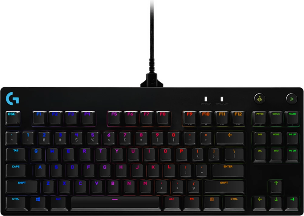 Tastierë gaming, Logitech, G Pro 920-009389, TKL me layout GER, me ndriçim RGB, e zezë