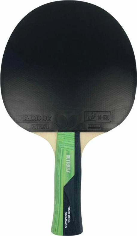 Reket pingpongu Butterfly për meshkuj dhe femra, i kuq e zi [Dorëza: FL-konkav]