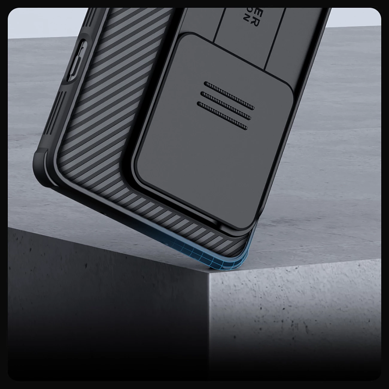 Mbështjellës Nillkin CamShield Pro për OnePlus Ace 3 / 12R, i zi