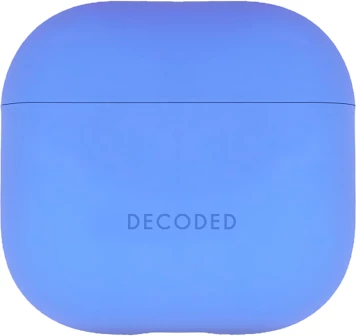 Mbështjellës silikoni Decoded për AirPods 4, Kaltër