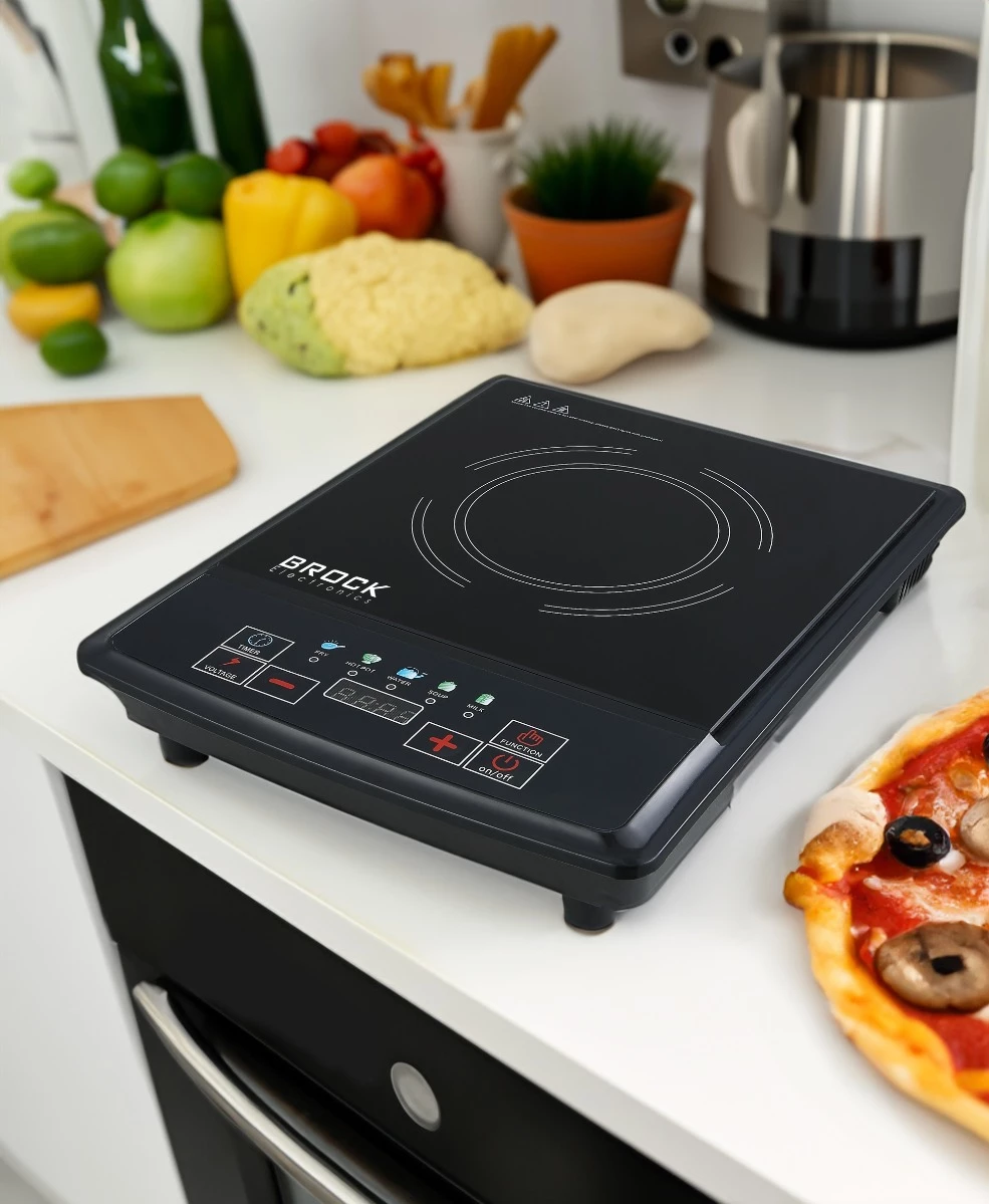 Resho induksioni portativ Brock HP 2012, 2000W, 250x250mm, i zi 3