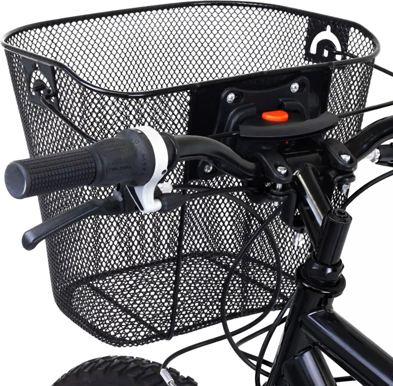 Shportë biçiklete për timon Wozinsky WKM-MM, metal (çelik), quick release, 5 kg, e zezë