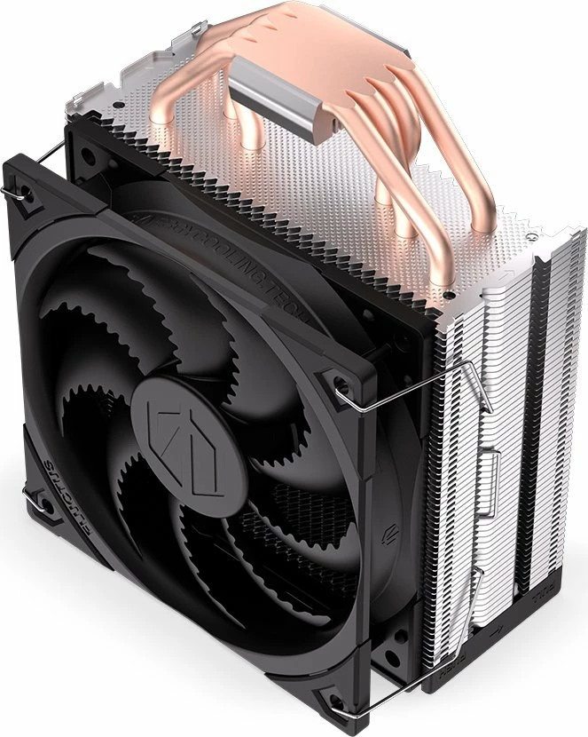 Ftohës CPU Endorfy Fera 5 (EY3A005), 120mm PWM, 4 heat pipes, 220W TDP, argjendtë/zi