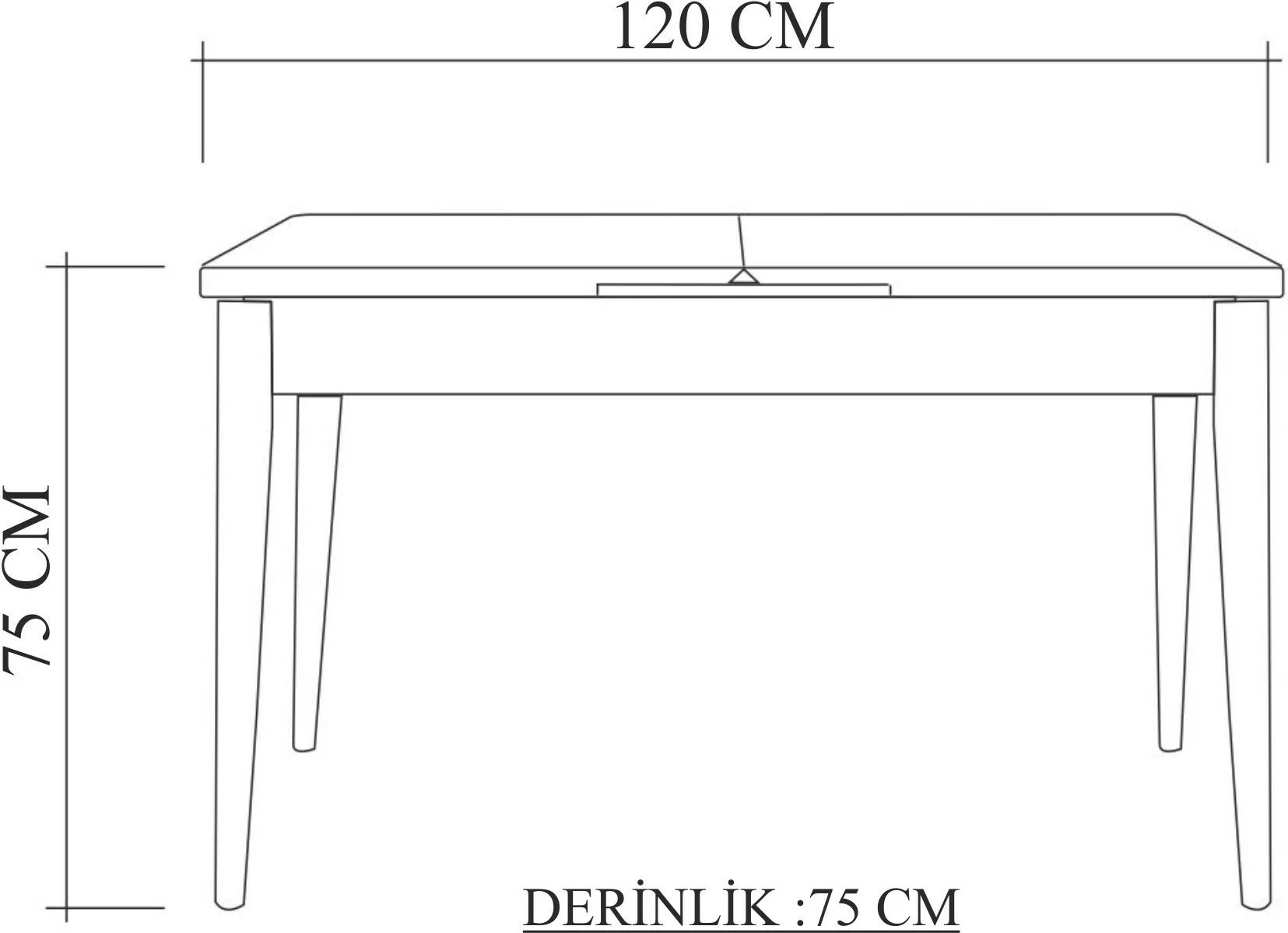 Set tavolinë me karrige, zgjatues, 3 pjesë, Skye Decor, Santiago 0400, e bardhë, e gjelbër