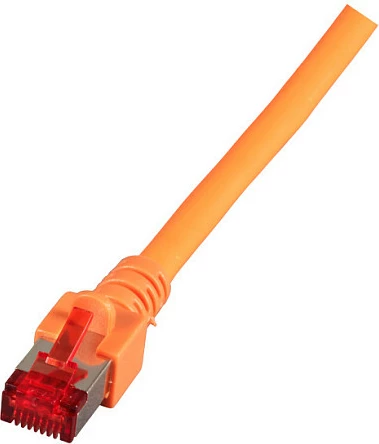 Kabllo rrjeti EFB Elektronik K5516.0,25, Cat6, 0.25 m, S/FTP, RJ45-RJ45, 5 Gbit/s, portokalli