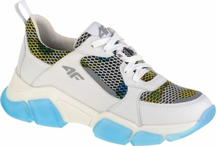 Këpucë të rastësishme për femra 4F, të bardha