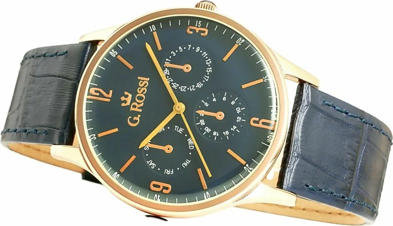 Orë dore meshkuj G.Rossi 10737A-6F3 me kuti