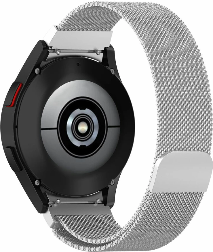 Rrip për smartwatch Tech-Protect MilaneseBand për Samsung Galaxy Watch 4/5/5 Pro/6/7/FE, Argjend