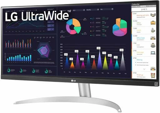 Monitor, LG, 29WQ600-W UltraWide, 30", i bardhë