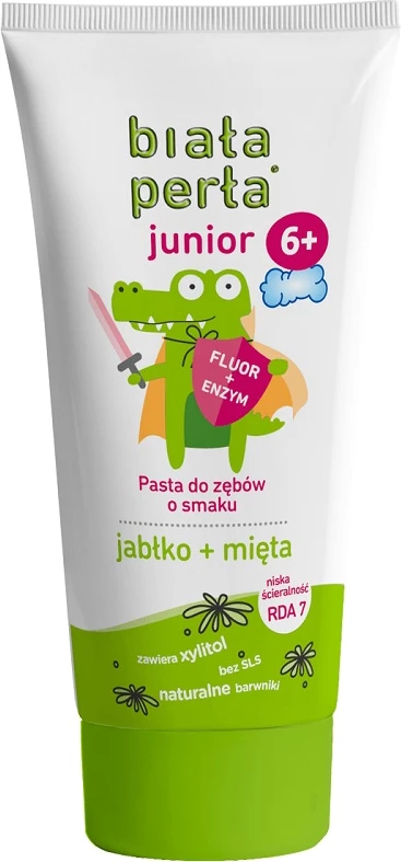 Pasta për dhëmbë për fëmijë Biała Perła Junior 6+, 75ml