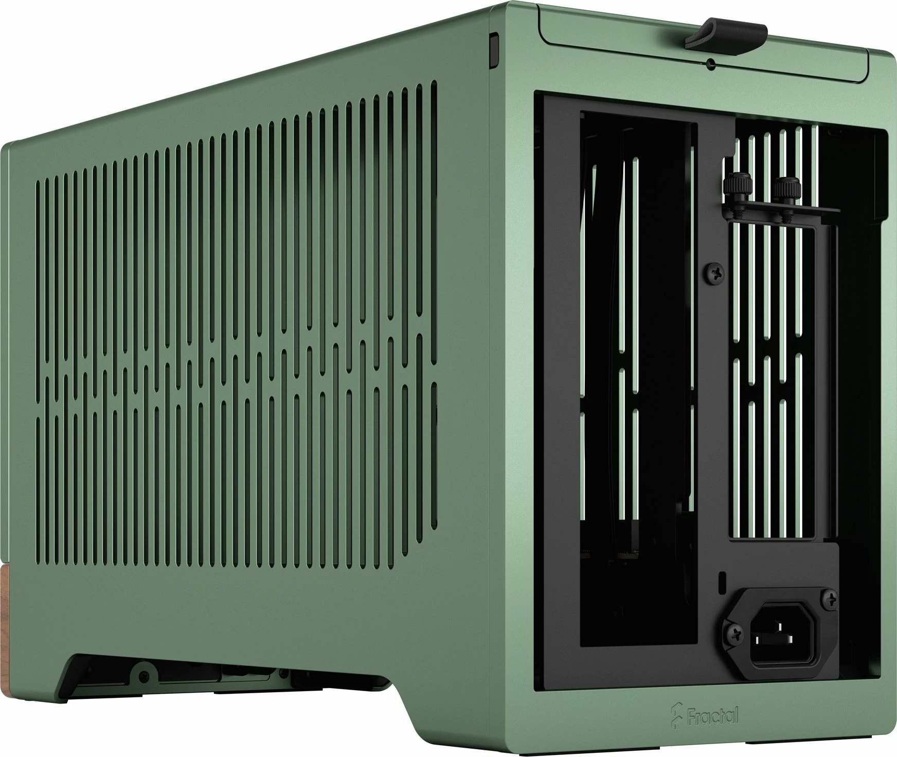 Kasë Fractal Design Terra FD-C-TER1N-03 Mini-ITX SFF, USB-C, pa PSU, jeshile
