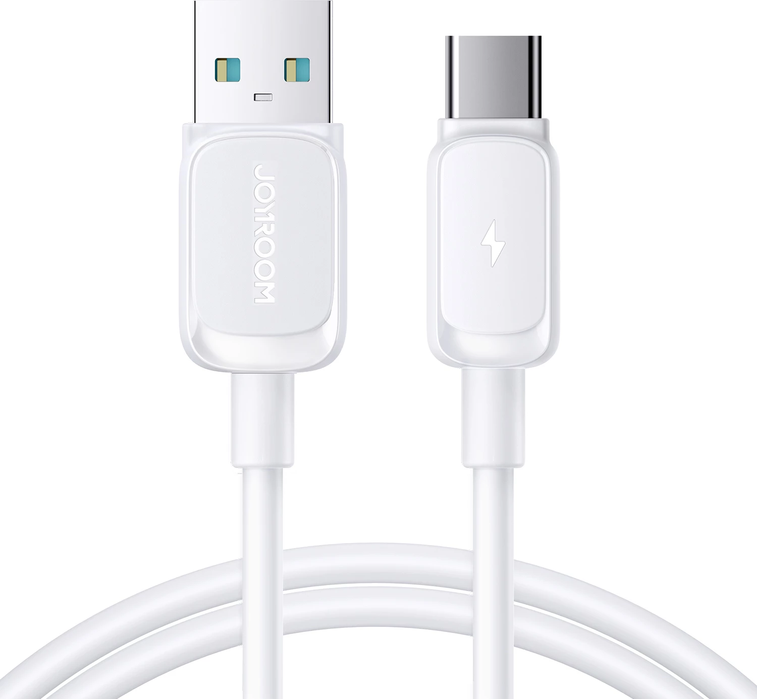 Kabllo Joyroom Multi-Color Series A14, USB-A / USB-C, 1.2m, Bardhë