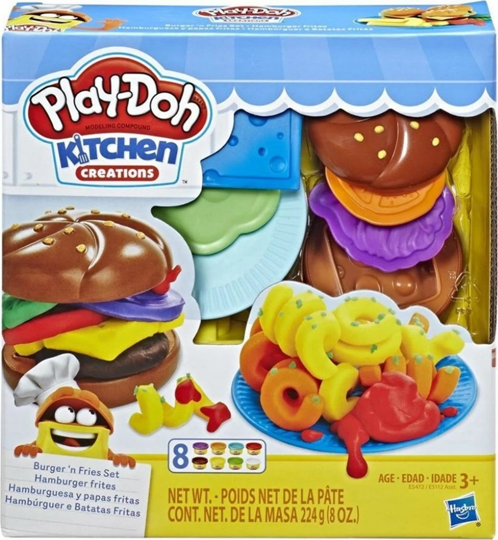 Lodra Play-Doh për fëmijë, shumëngjyrëshe