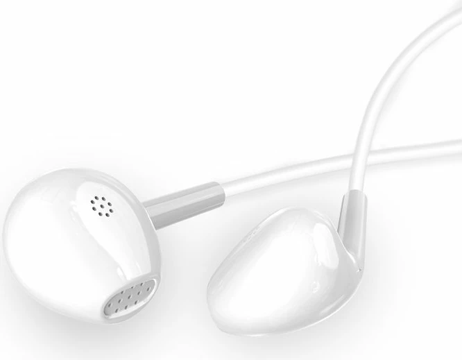 Kufje in-ear Dudao X10S me kabllo, mini jack 3.5mm, të bardha