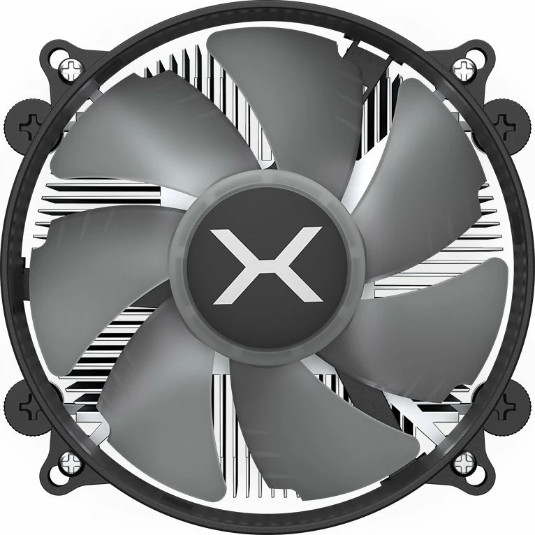 Ftohës CPU Krux Integrator RGB KRX0093, 92mm, AM4/AM5, TDP 85W, i zi