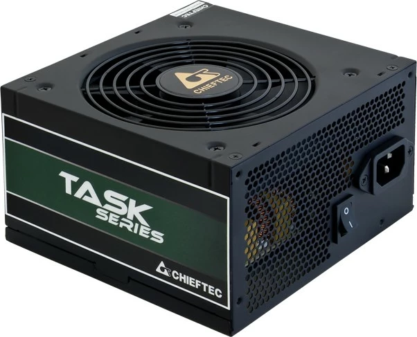 PSU Chieftec Task TPS-500S, 500 W, 80 PLUS Bronze, e zezë