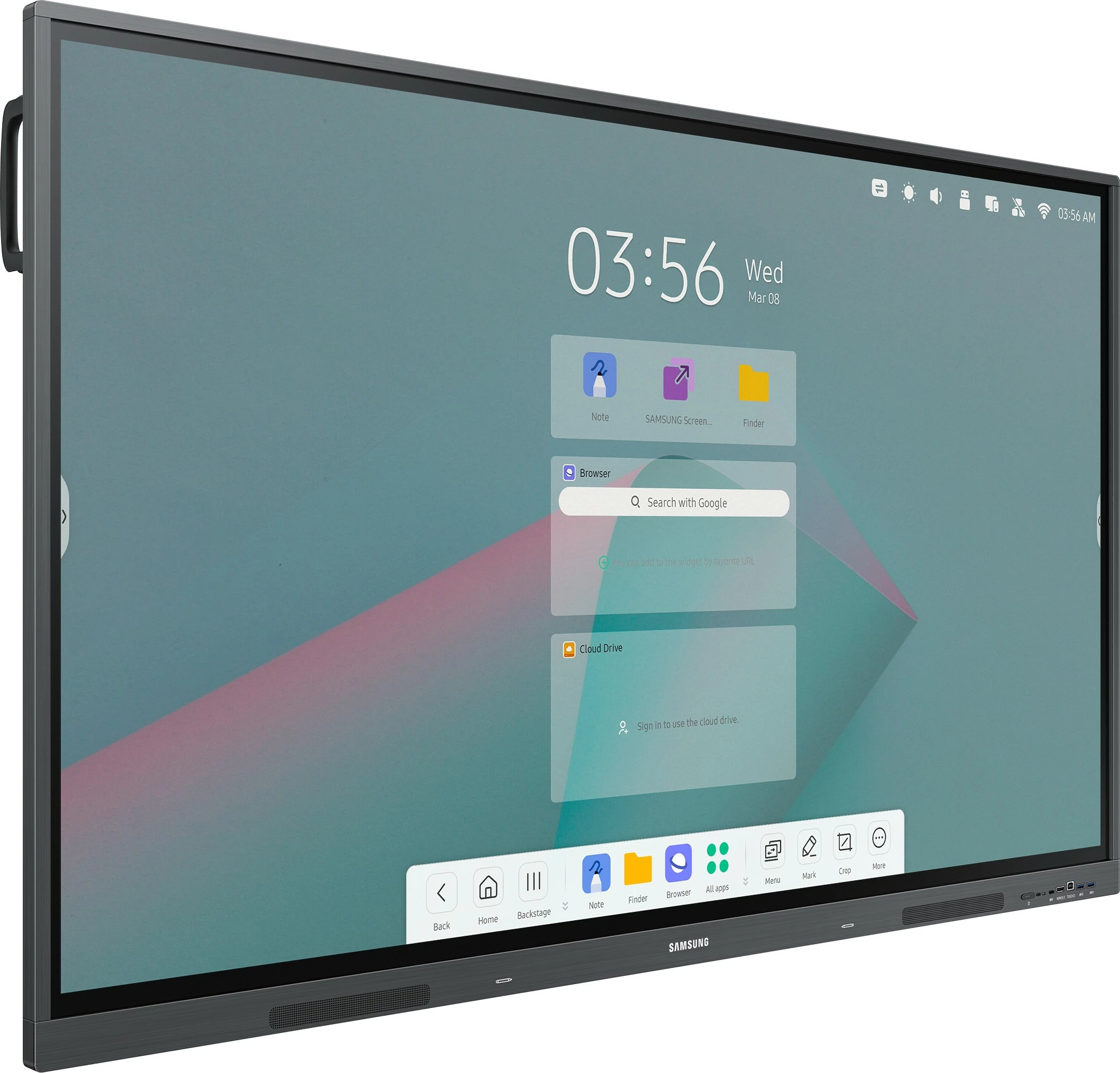 Ekran interaktiv Samsung WA75C 75 inç, 4K UHD, Touchscreen, Android, i zi