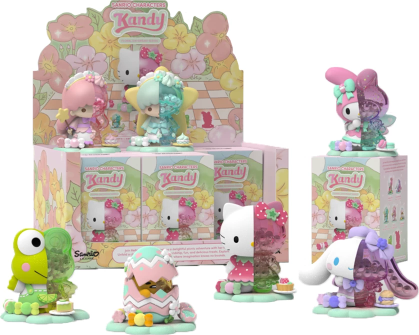 Figurinë koleksionuese Mighty Jaxx Kandy: Sanrio Floral Daydream Series, blind box (figurë e rastësishme)