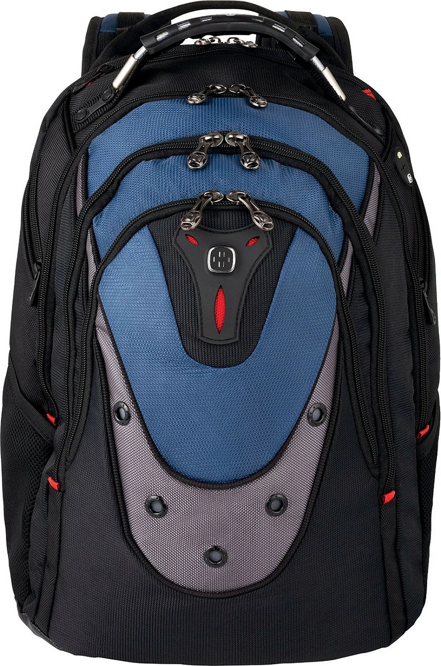Çantë shpine për laptop Wenger IBEX GA-7316-06F00, zezë/blu/gri