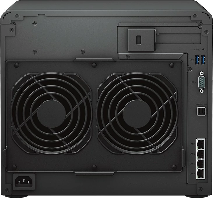 Kasë NAS Synology DS2422+, 12 vende për disqe, 4GB RAM, AMD Ryzen V1500B, E zezë