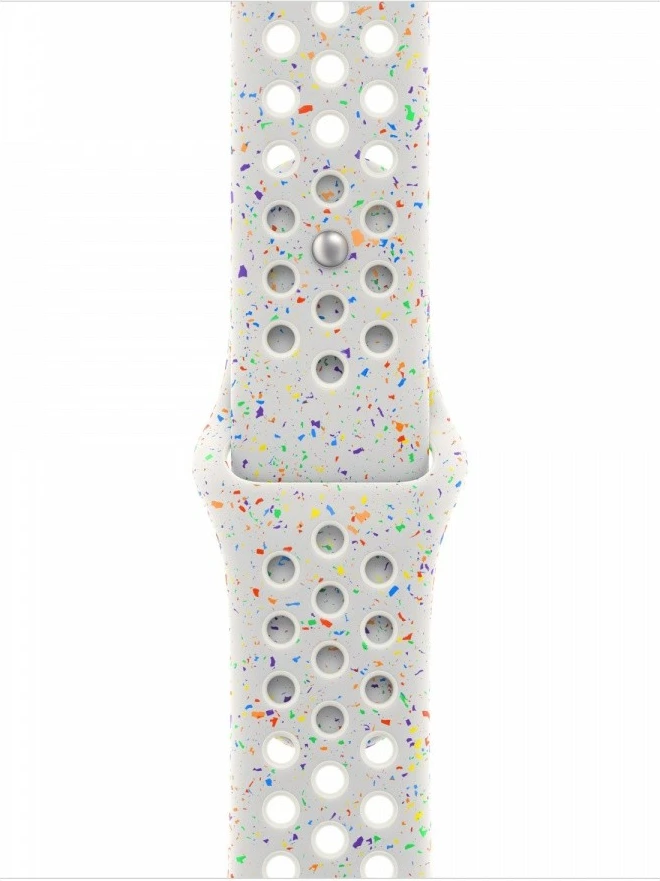 Rrip sportiv Nike për Apple Watch, 42 mm, M/L, Pure Platinum