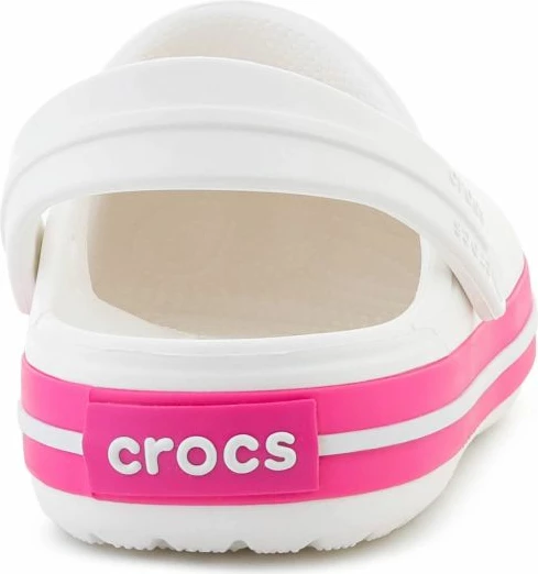 Atlete fëmijësh Crocs Crocband Kids Clog, të bardha/rozë
