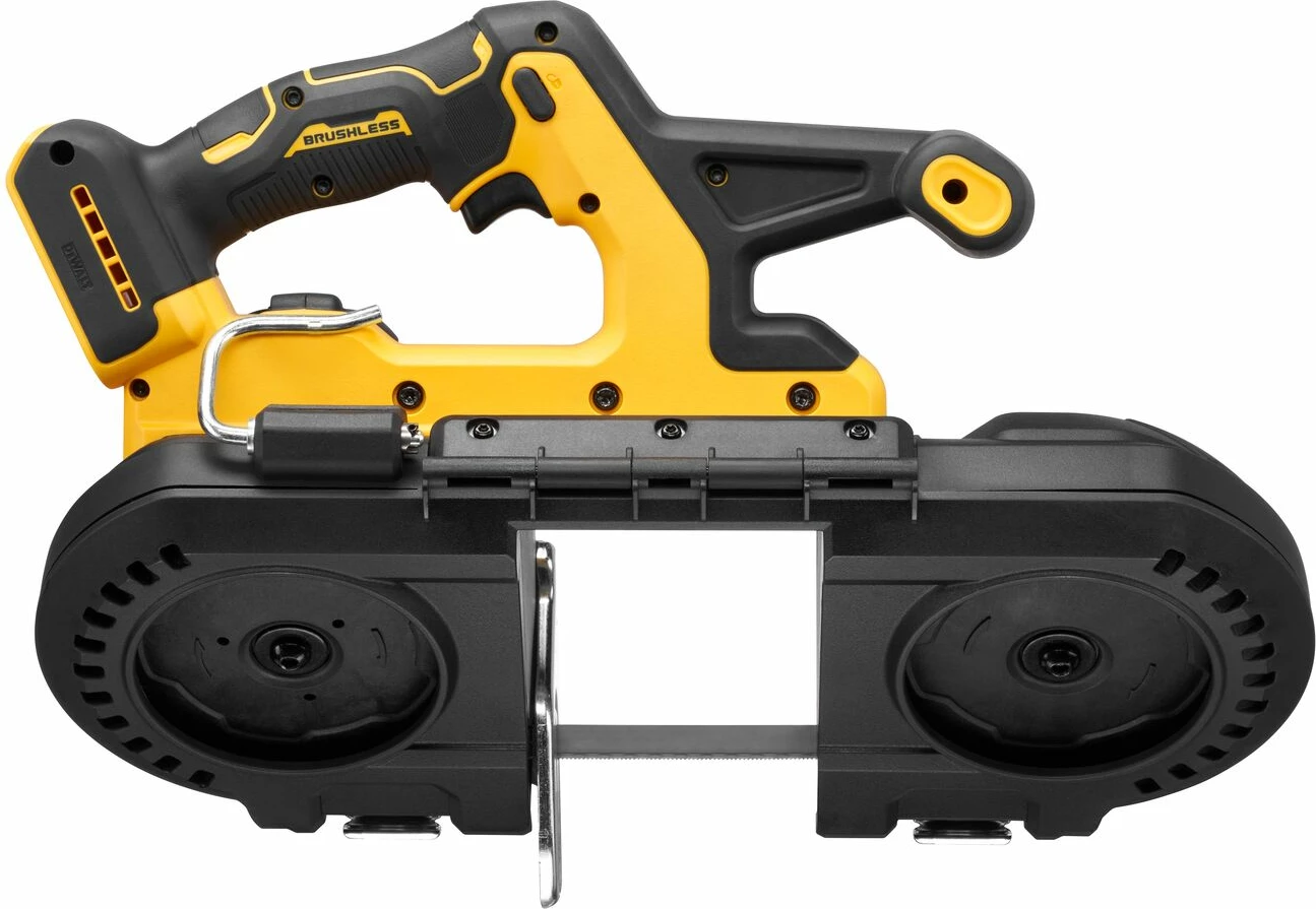 Sharrë me shirit Dewalt DCS378N 18V XR pa furça, kapacitet prerjeje 86 mm, e verdhë/zezë, set me 1 shirit 899 mm