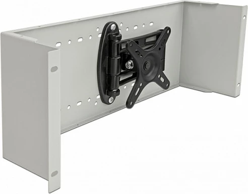 Krah montues për monitor DeLOCK 19", VESA 50x50/75x75/100x100, 10 kg, gri
