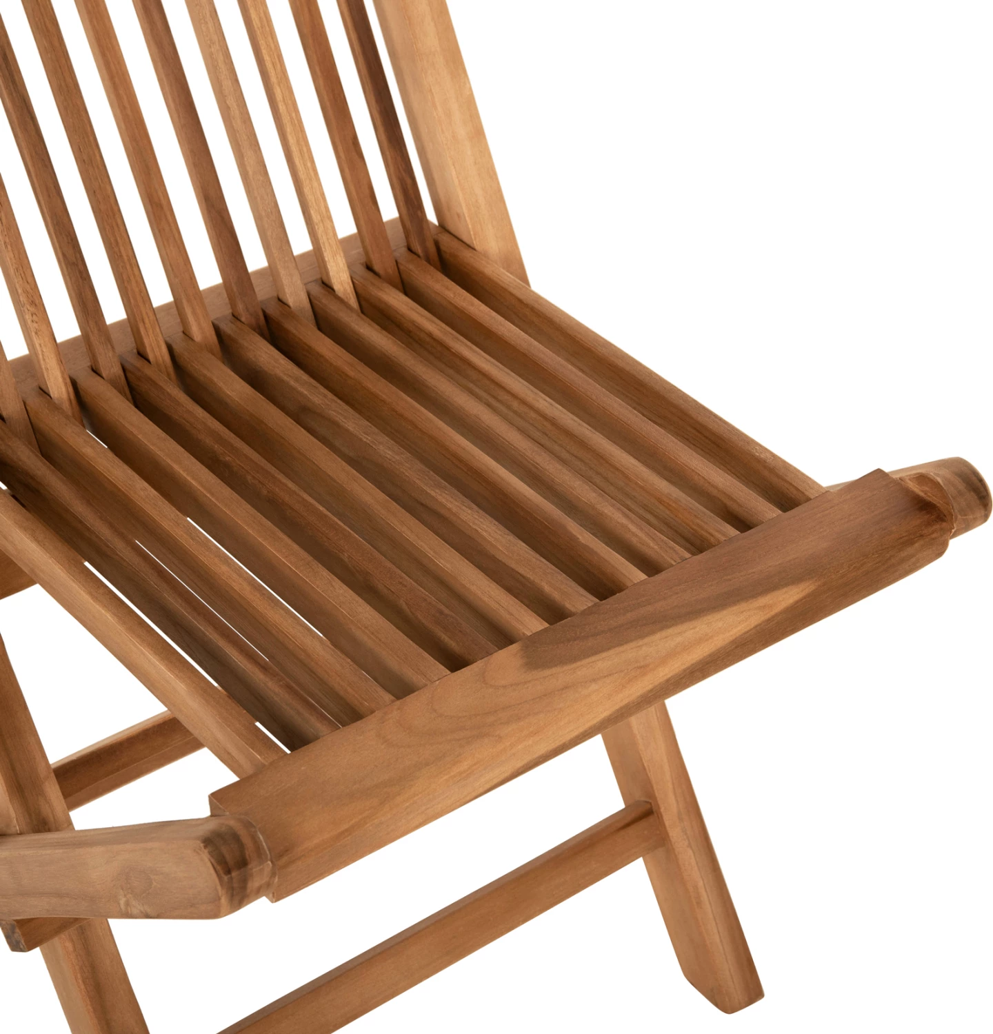 Tavolinë me karrige për terasë, 3 copë, palosëse, Kendall, dru tik, ngjyrë natyrale