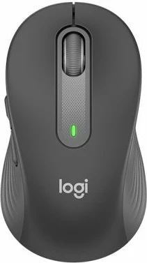 Maus LOGITECH Signature M650, size M, Bluetooth + Logi Bolt, 2000 DPI, grafit, set me marrës USB + bateri AA
