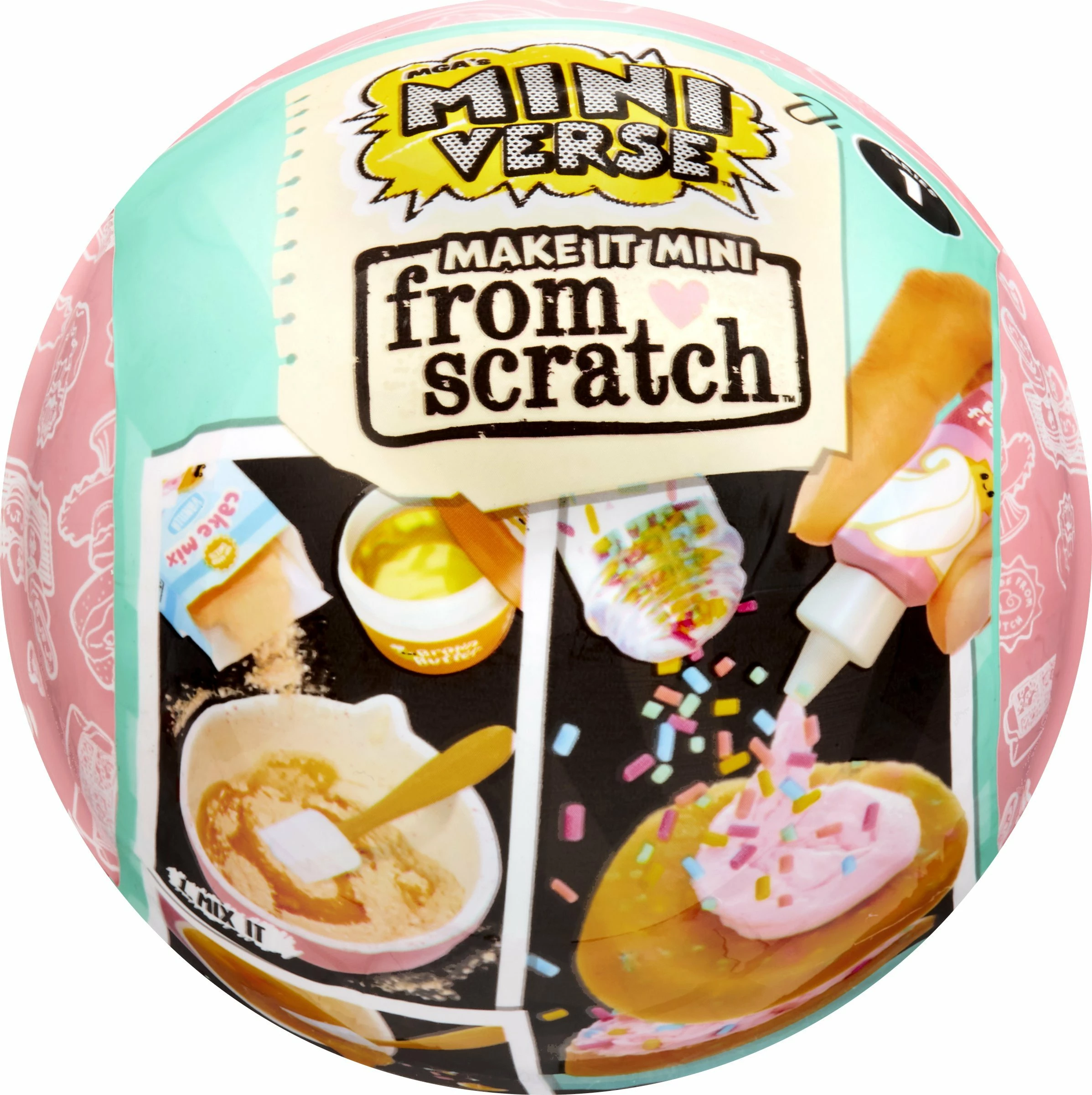 Set lodrash kreative bëje vet MGA Miniverse Make It Mini From Scratch, top surprizë, 8+ vjeç, shumëngjyrëshe, 1 copë