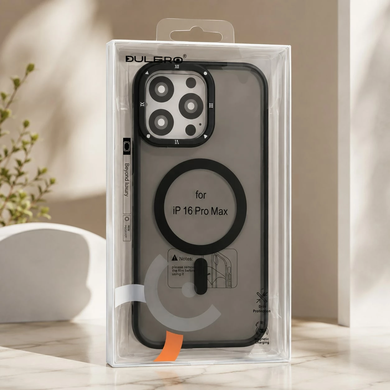 Mbrojtëse DULERO për iPhone 15 Pro Max - me MagSafe, Mbrojtje e Plotë dhe Dizajn Premium për Kamerën