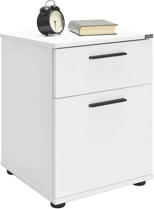 Komodinë natës Hanah Home, Kmd-611-Bb-1, e bardhë