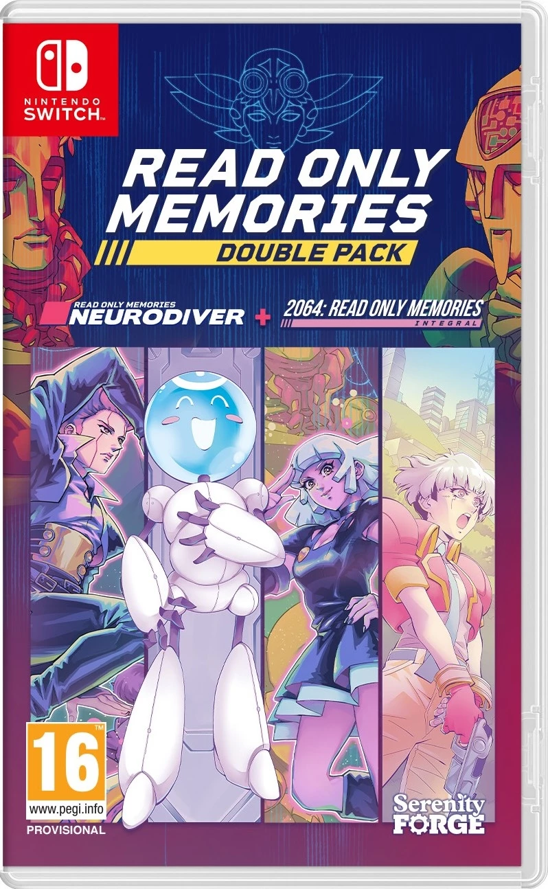 Lojë Nintendo Switch Numskull Games Read Only Memories Double Pack (2064 + Neurodiver), edicion fizik, PEGI 16, paketë 2-në-1